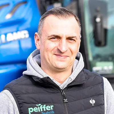 René Coenen, Landtechnik bei Peiffer