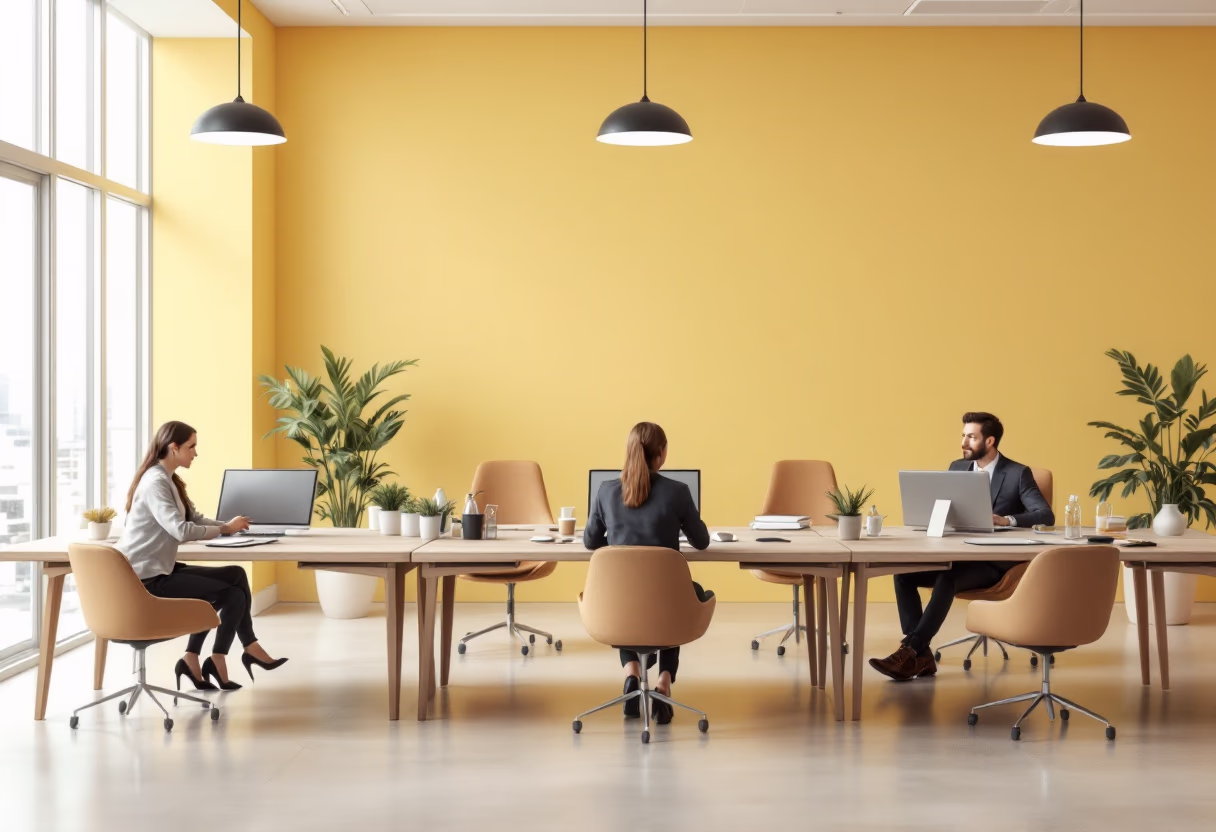 image of modern office workspace (for a legal tech)