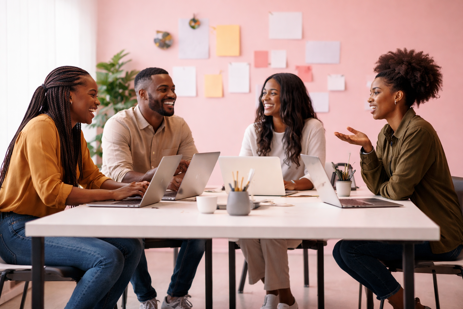 image of a collaborative workspace (for a b2b saas)