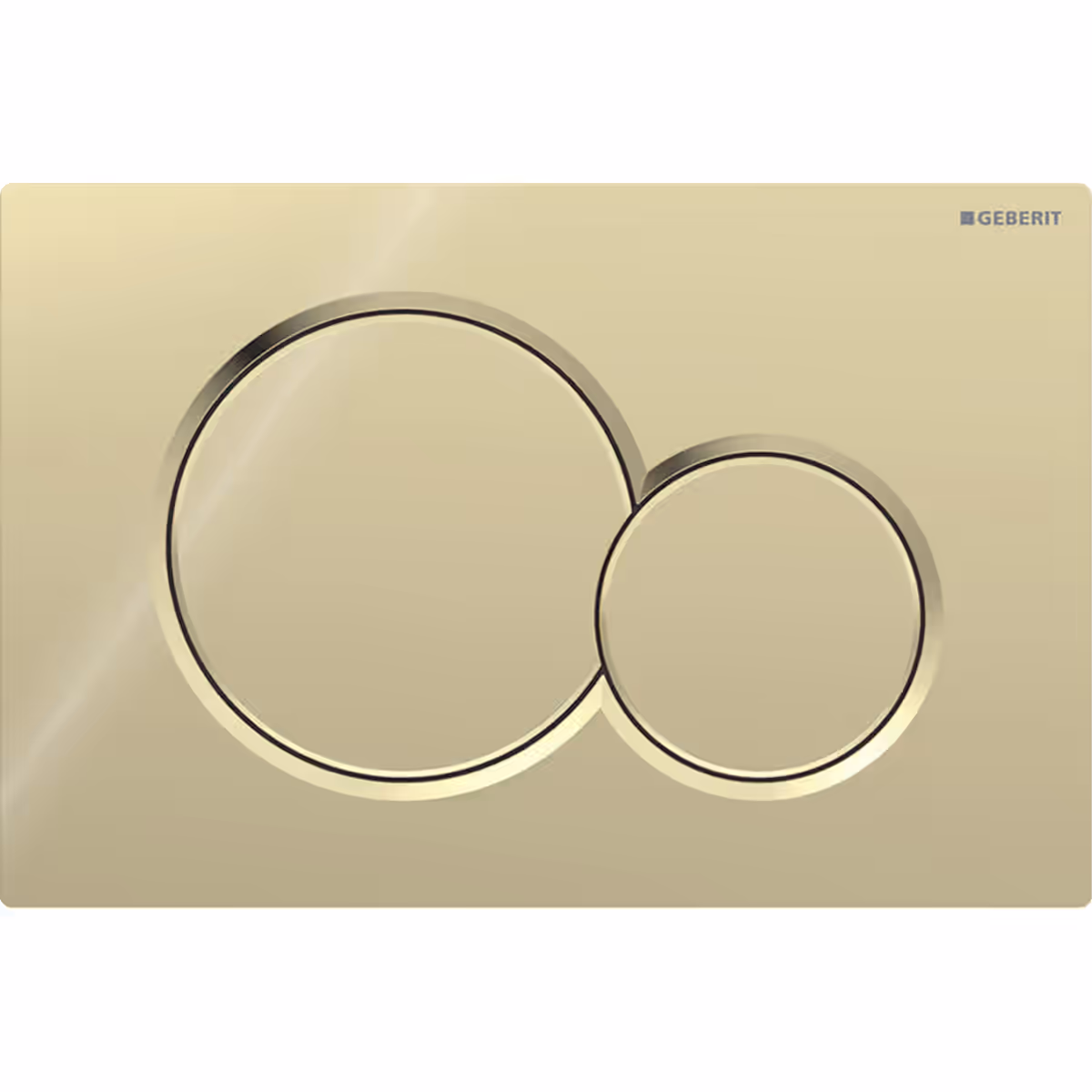 Sigma Flush Plate - Sigma 01 - Fine Brass galvanised