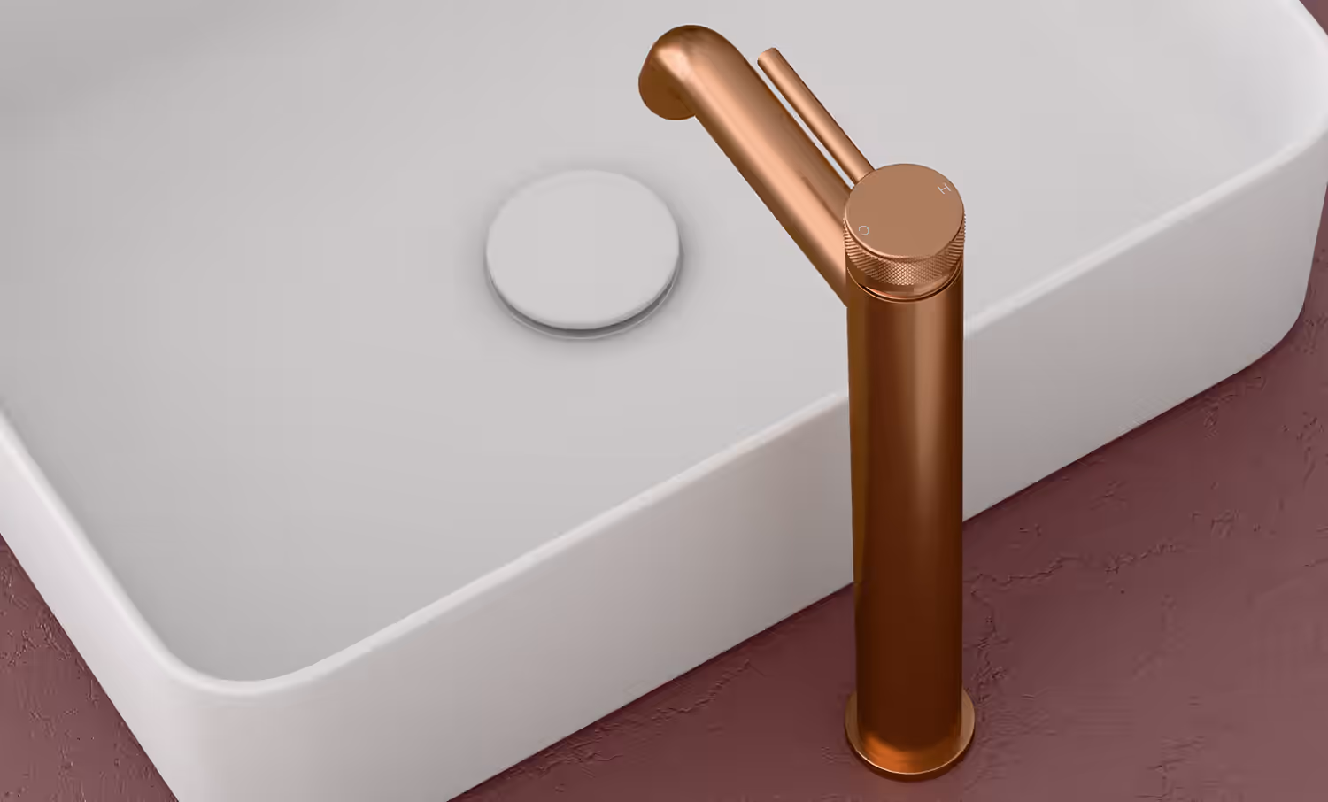 BASIN MONO MIXERBrushed Bronze