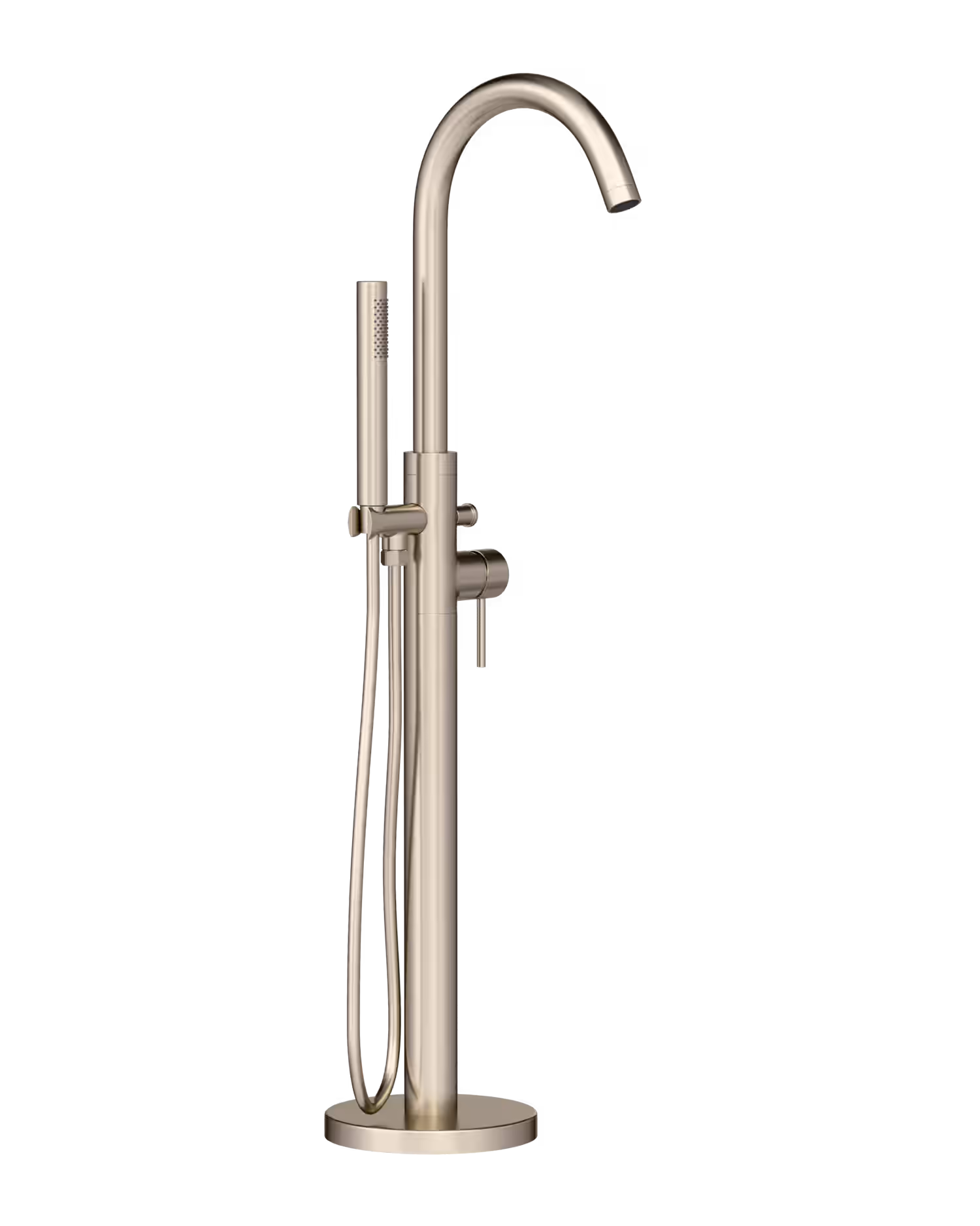 FLOORSTANDING BATH/SHOWER MIXER Brushed nickel
