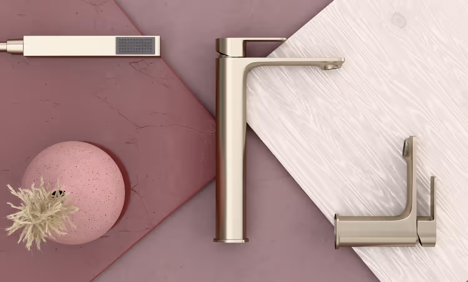 BATH FILLER Brushed nickel 