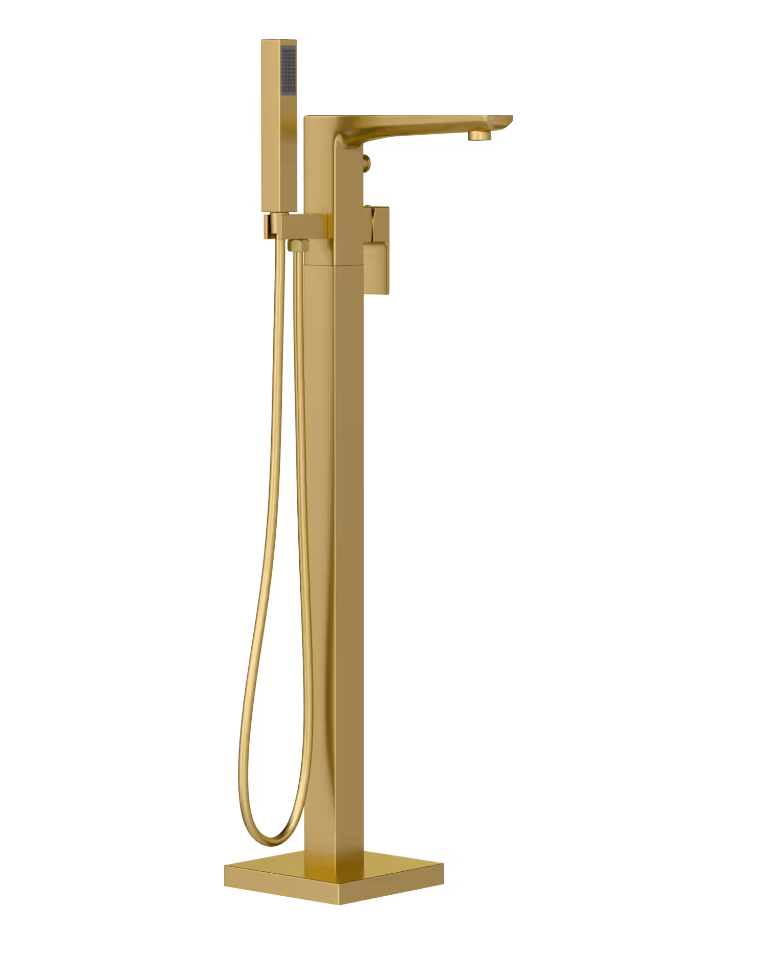 FLOORSTANDING BATH/SHOWER MIXER Brushed brass