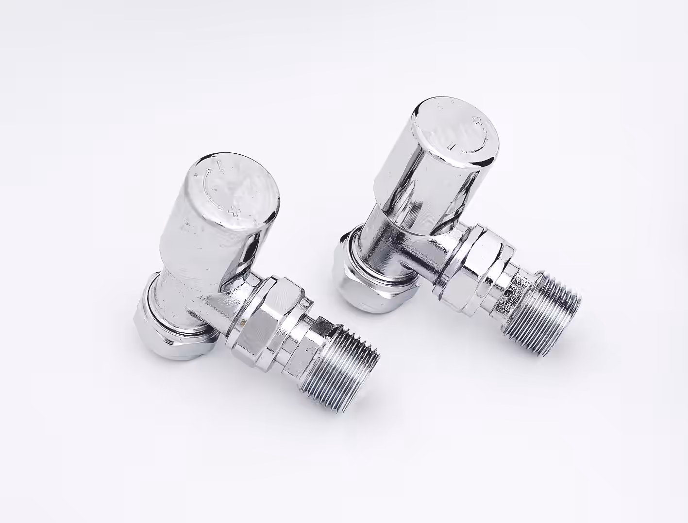 1/2ʺ Contract angled valves (pair)