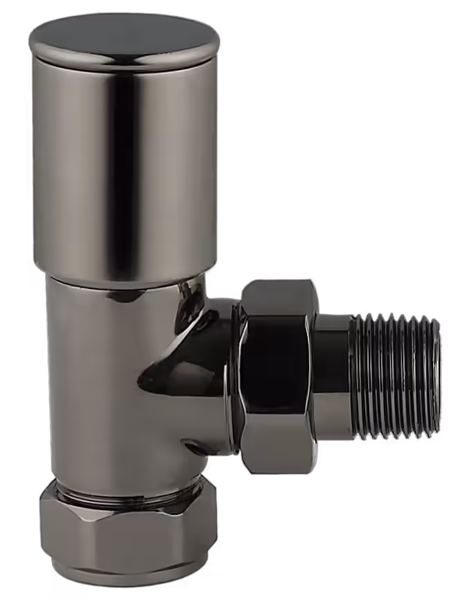 1/2 “ Minimalist angled valve Black nickel
