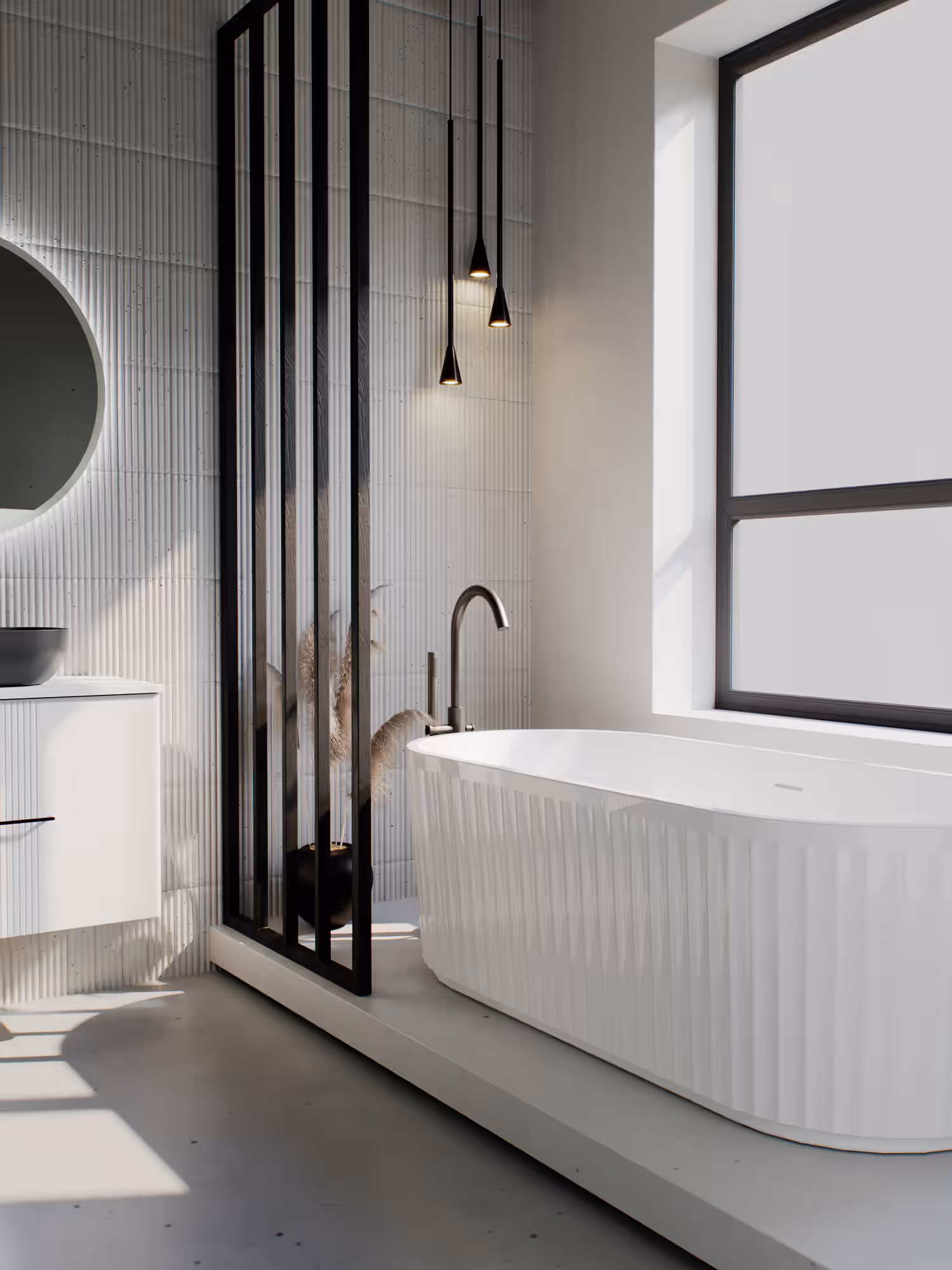 FLUTE FREE STANDING BATH