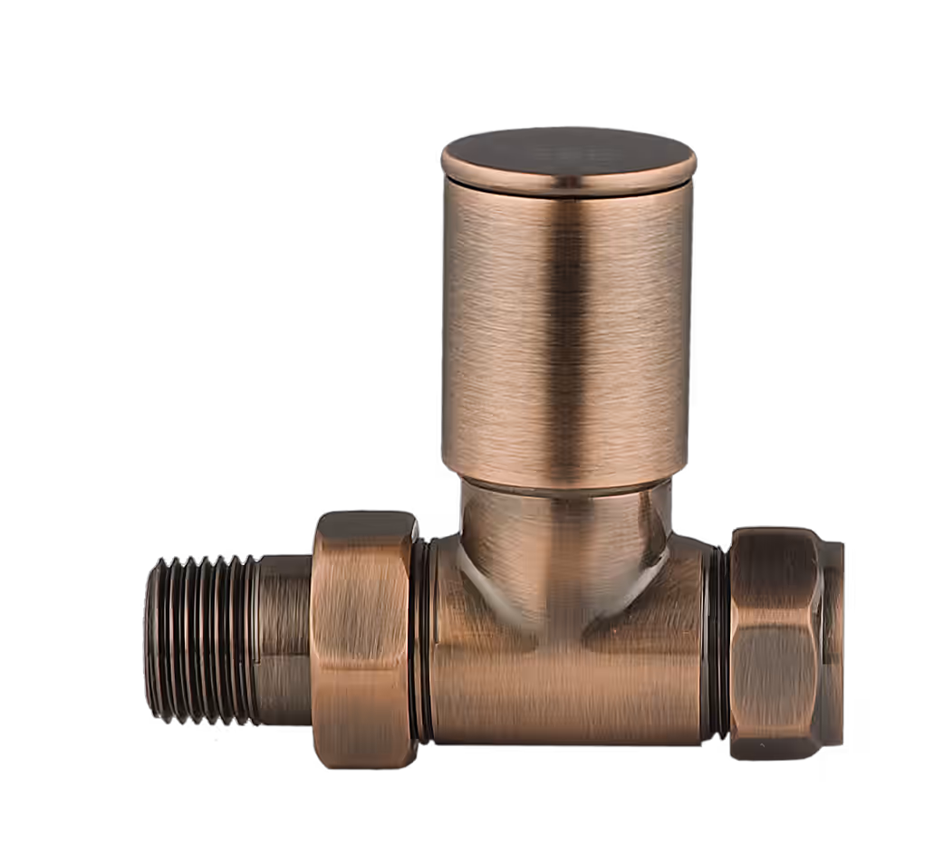 1/2" minimalist straight valve ant copper