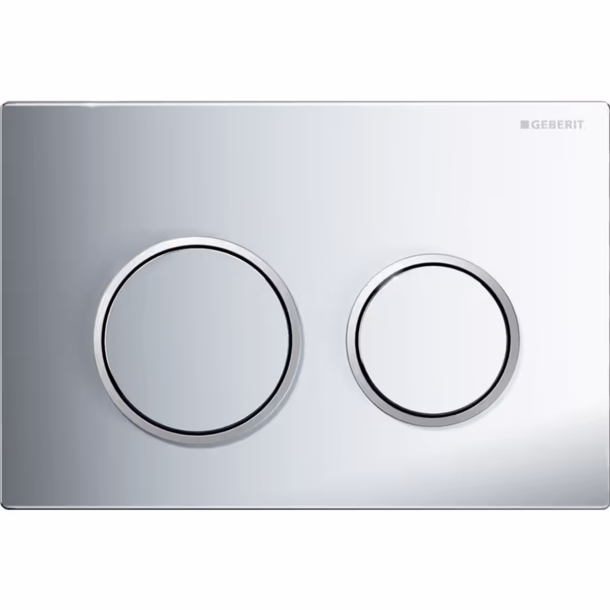 Omega20 Flush Plate gloss Chrome plated, Matt Chrome-plated