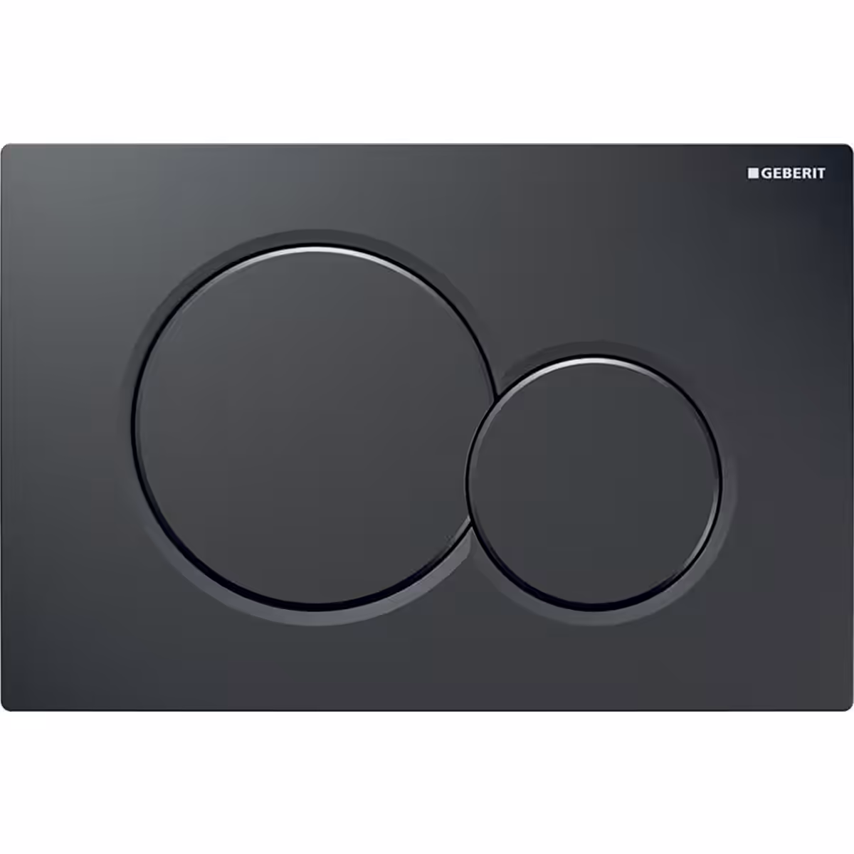 Sigma Flush Plate - Sigma 01 - Black