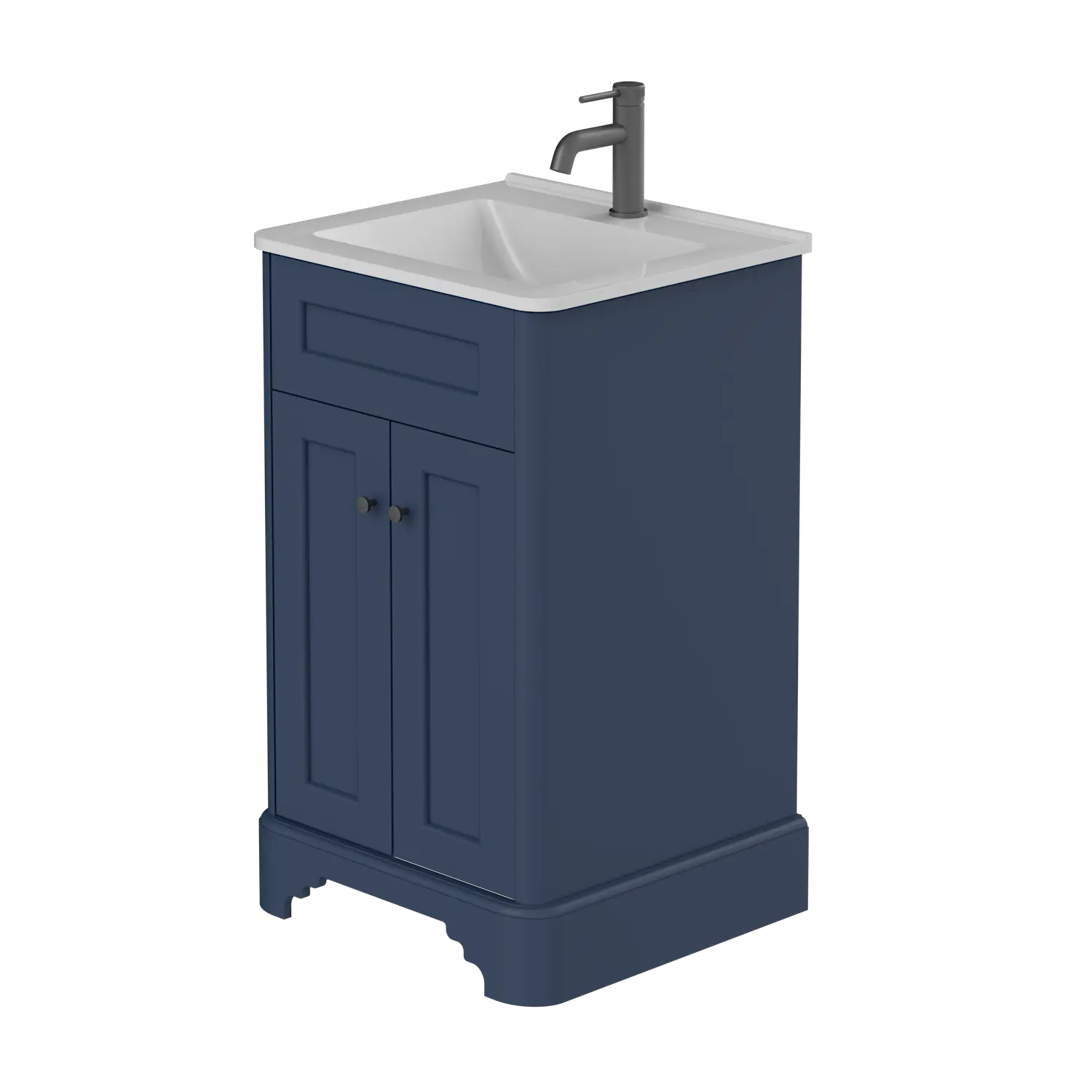 GALANTA UNIT 500mm BLUE with Ceramic sink