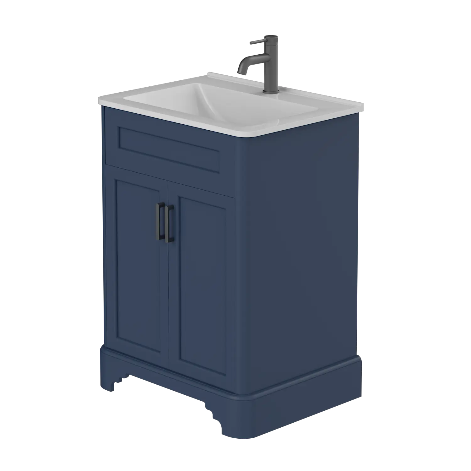 GALANTA UNIT 600mm BLUE with Ceramic sink
