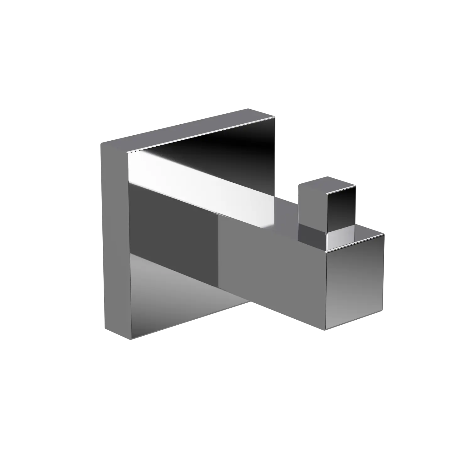 EZRA CHROME SQUARE ROBE HOOK SINGLE.