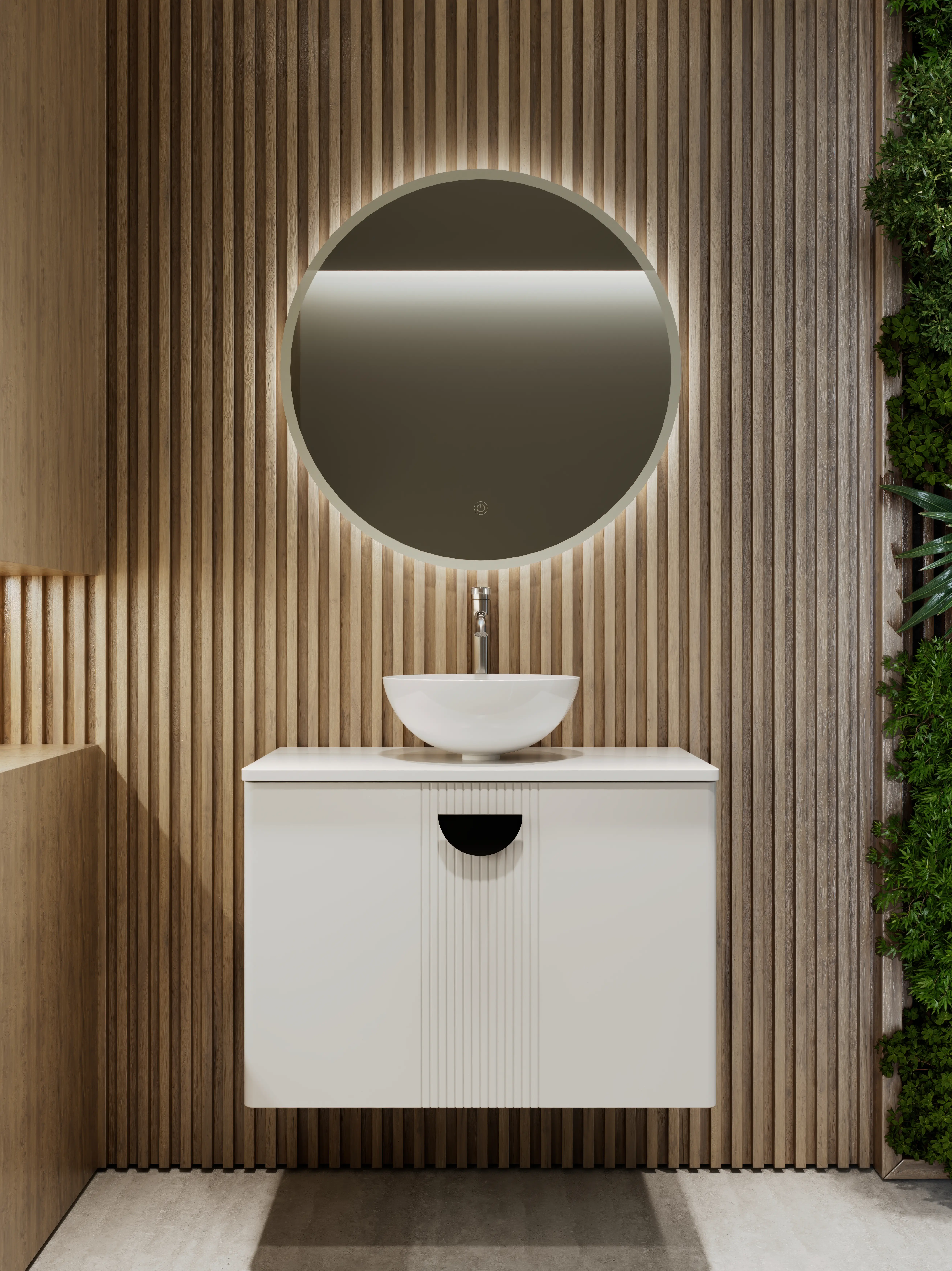 ÉALA 600MM WALL HUNG UNIT White