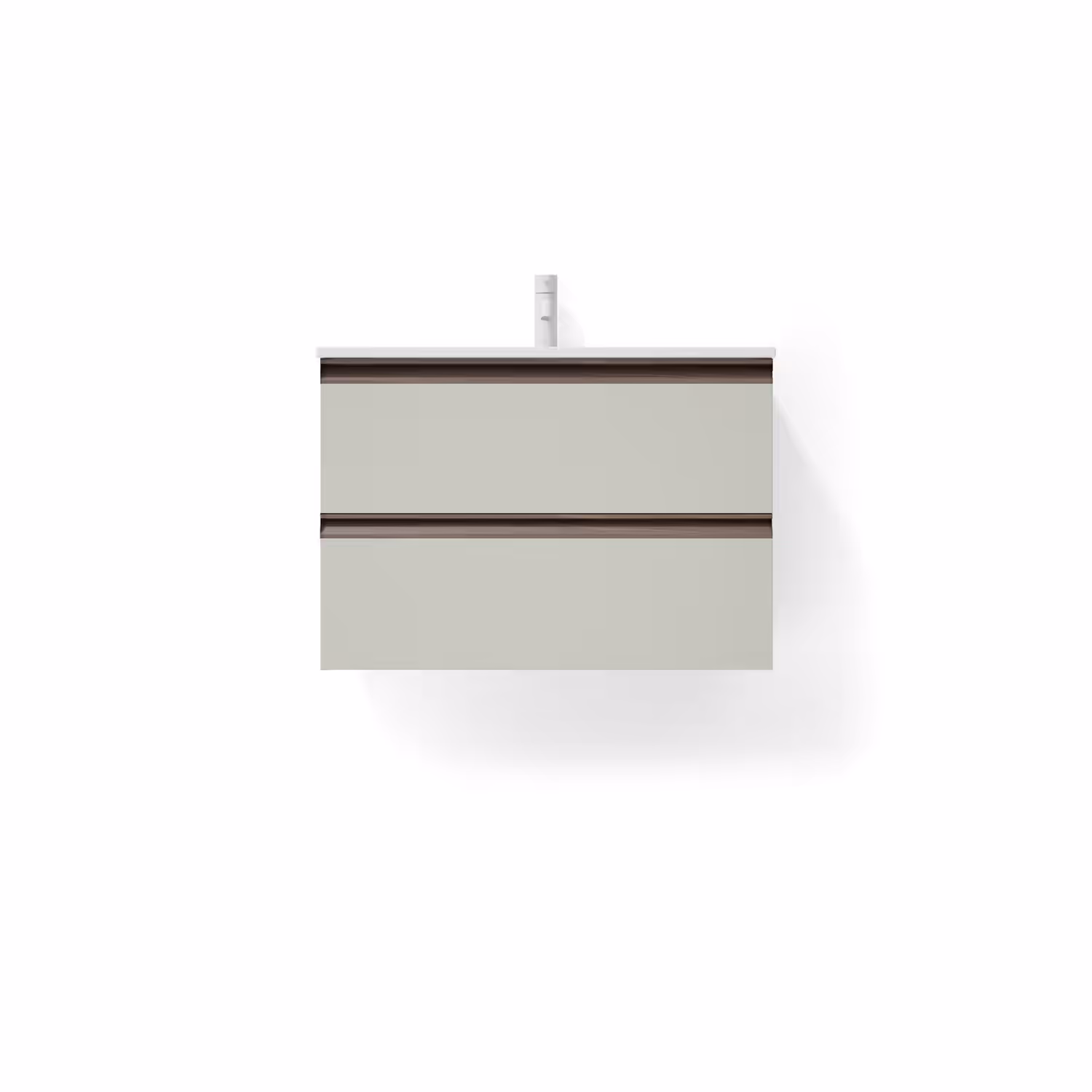 PHOENIX 800MM WALL HUNG UNIT & BASIN Cotton