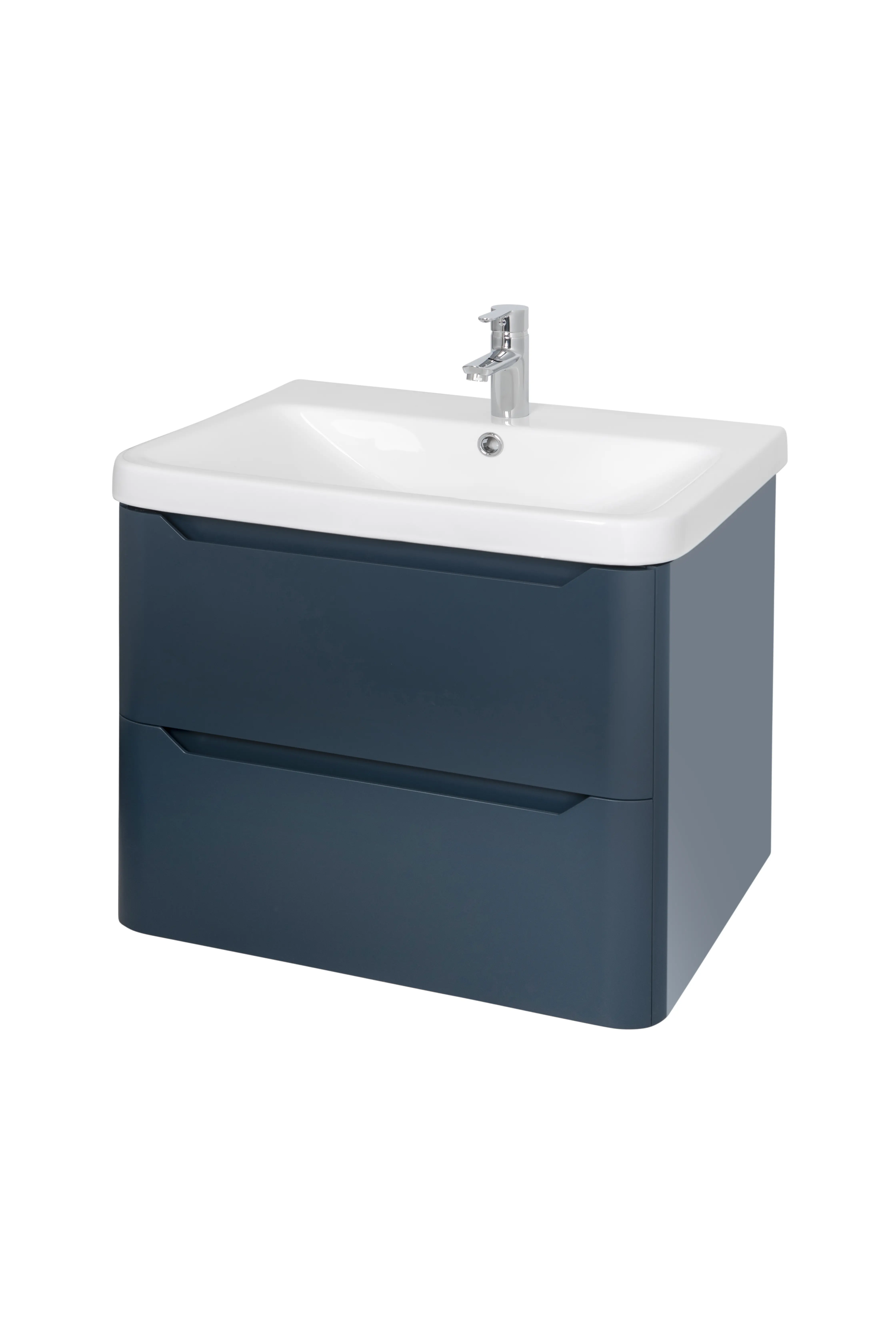 EVE 500MM WALL HUNG UNIT & BASIN Navy