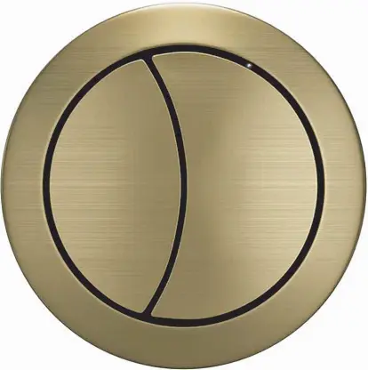 Push Button Brushed Brass CISTBBR
