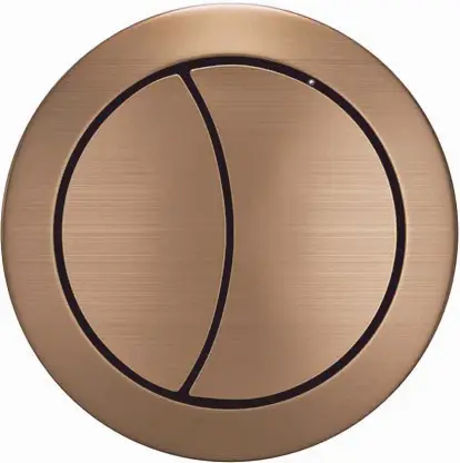 Push Button Brushed Bronze CISTBBZ