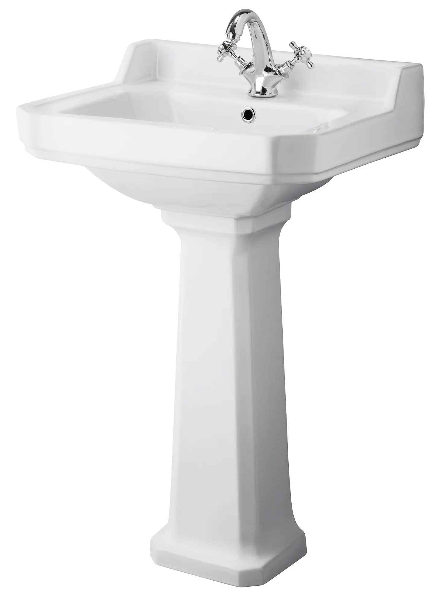 CASHEL WASHBASIN  500MM 1 TAP HOLE
