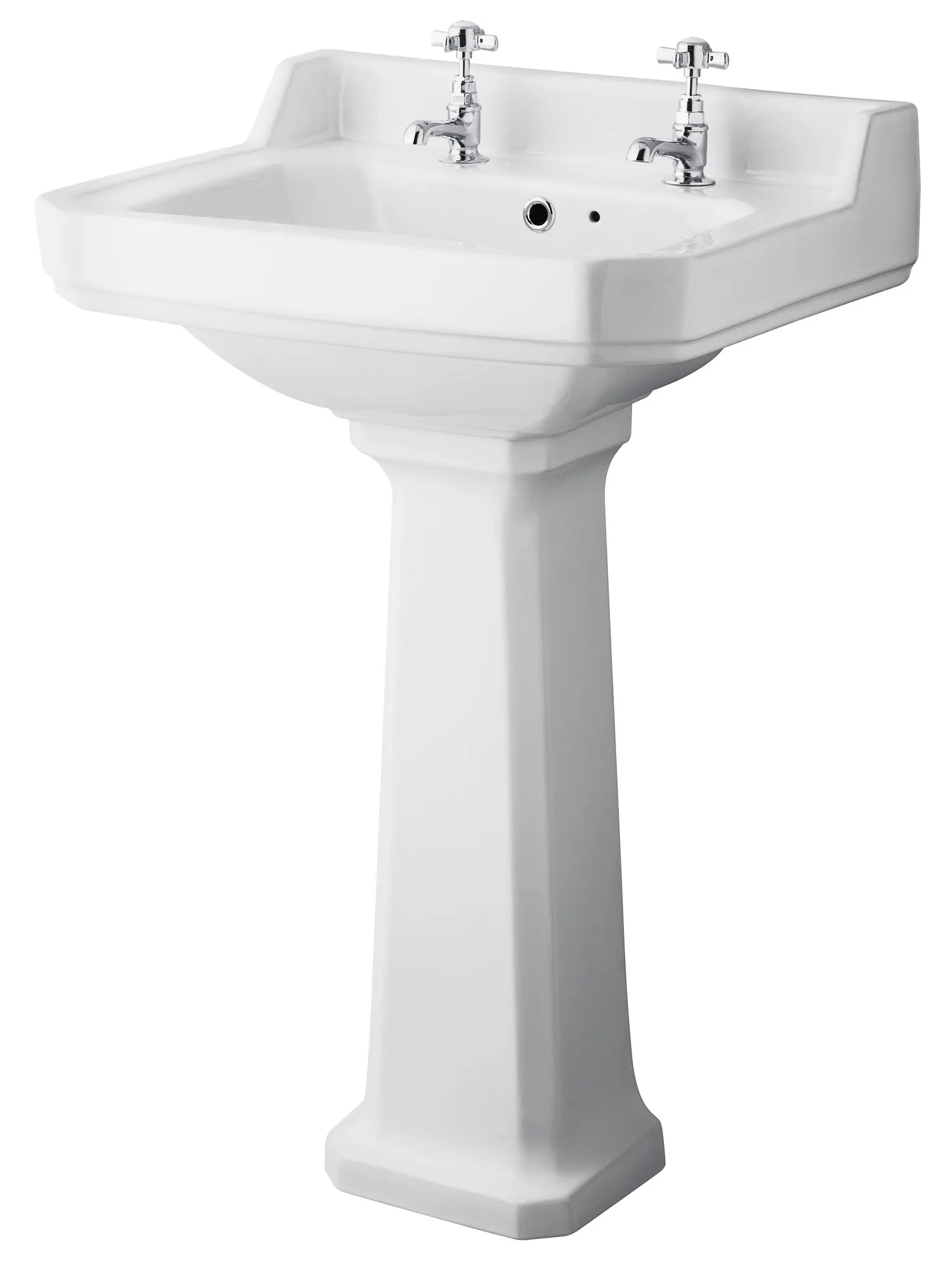 CASHEL WASHBASIN 500MM 2 TAP HOLE