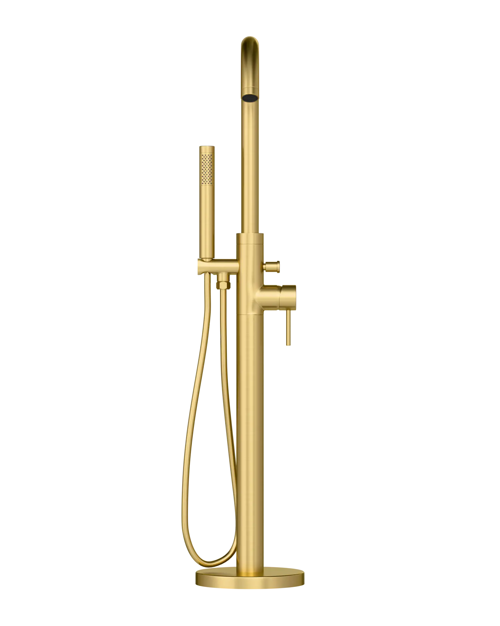 FLOORSTANDING BATH/SHOWER MIXER Brushed brass