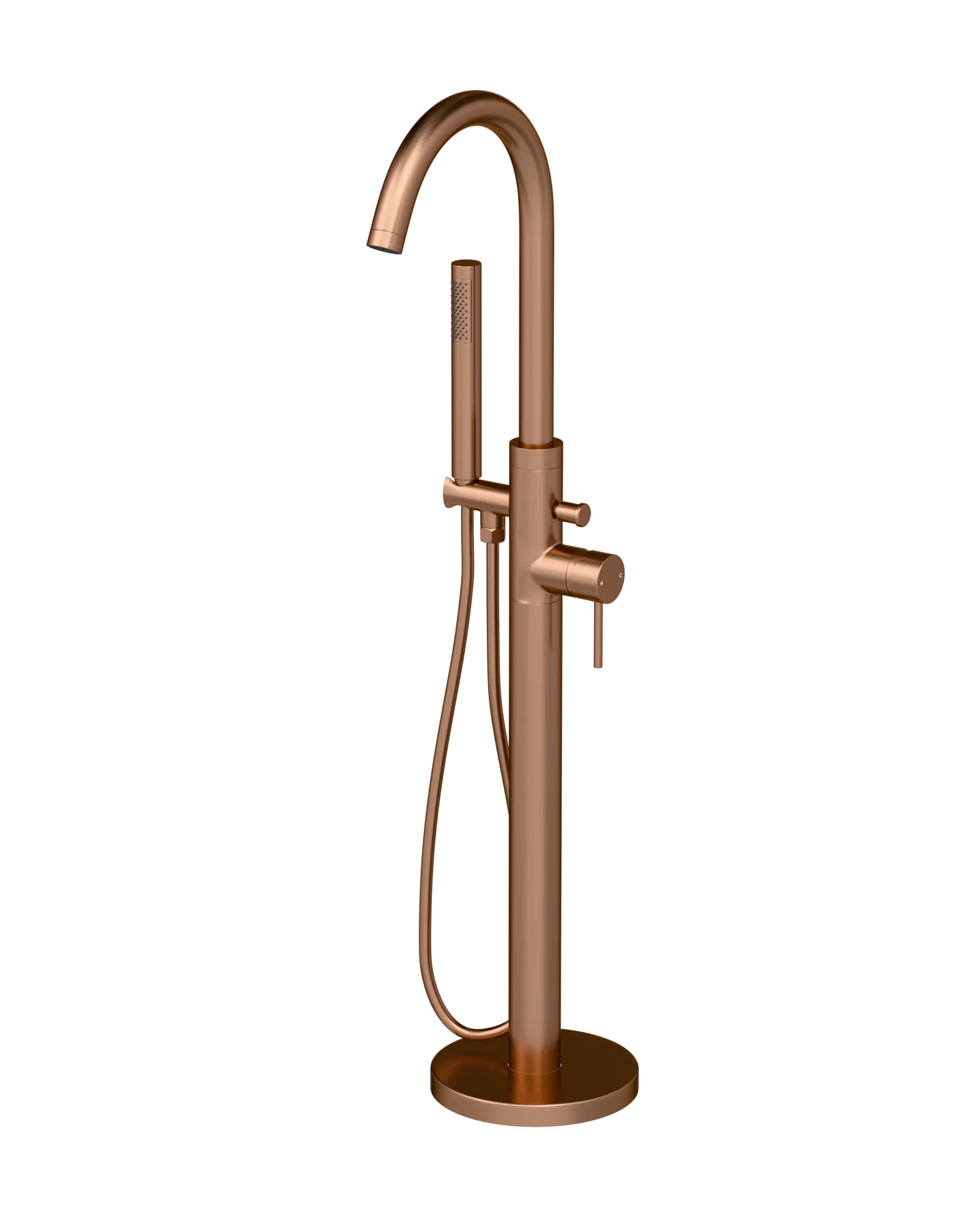 FLOORSTANDING BATH/SHOWER MIXER Brushed Bronze