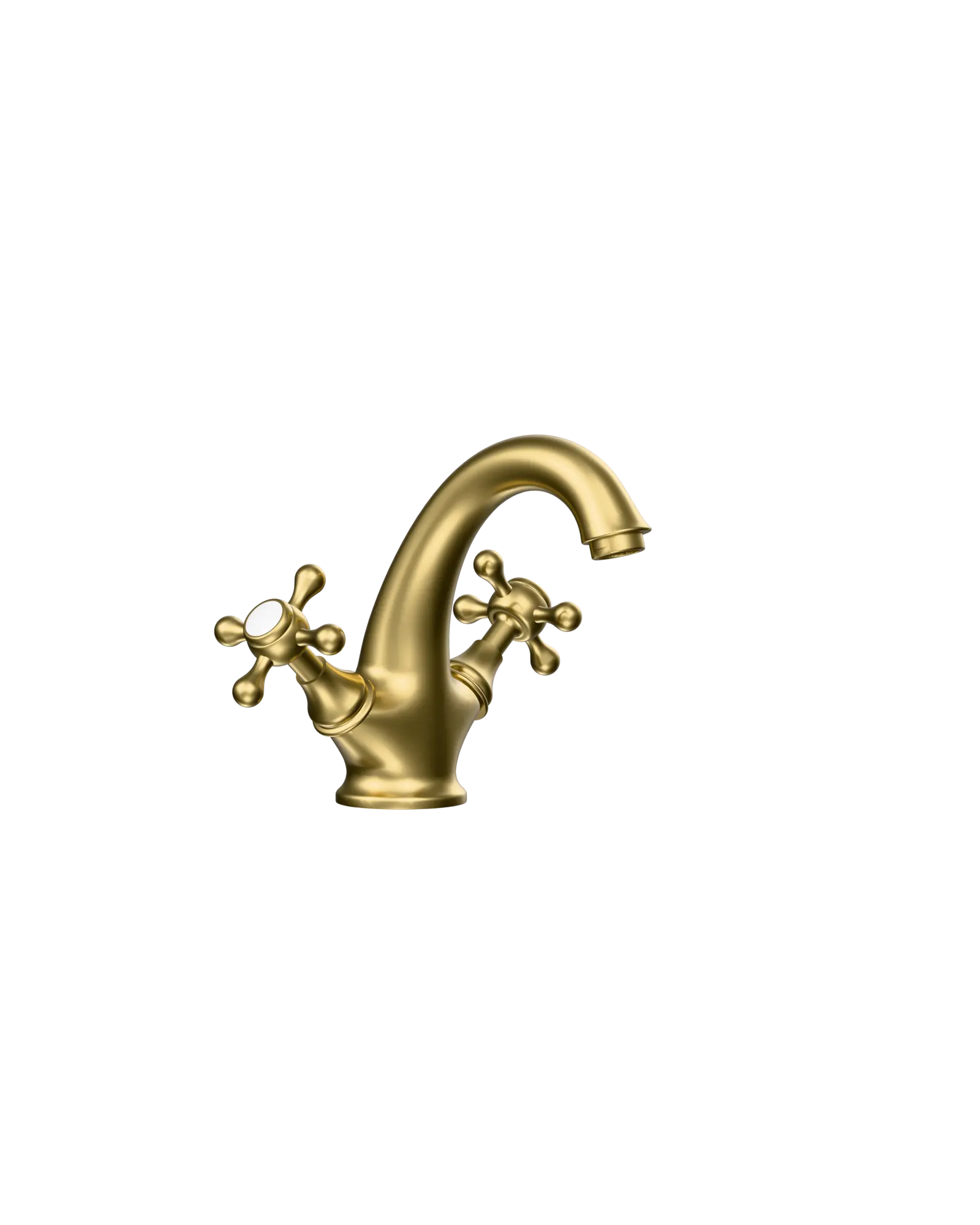 BASIN MIXER BRUSHED BRASS