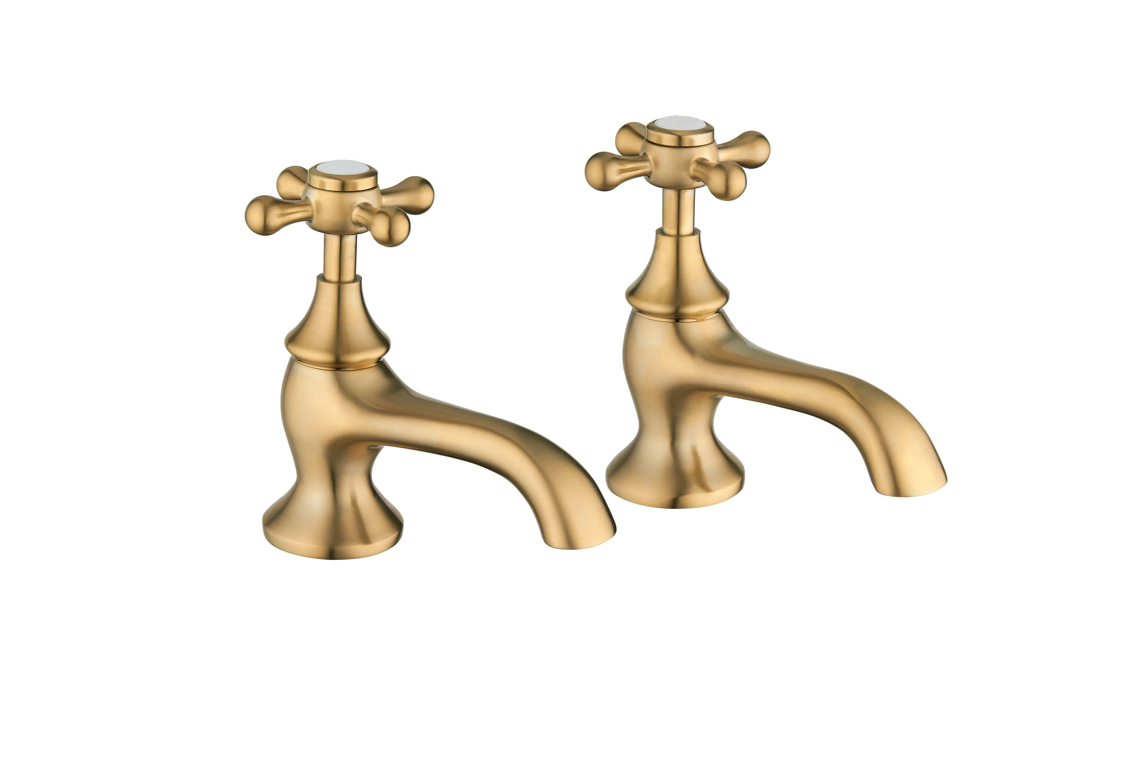 BASIN TAPS BRUSHED BRASS