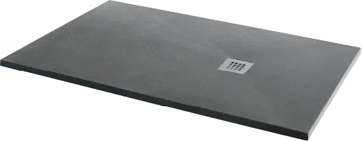 ASH GREY RESIN SHOWER TRAY