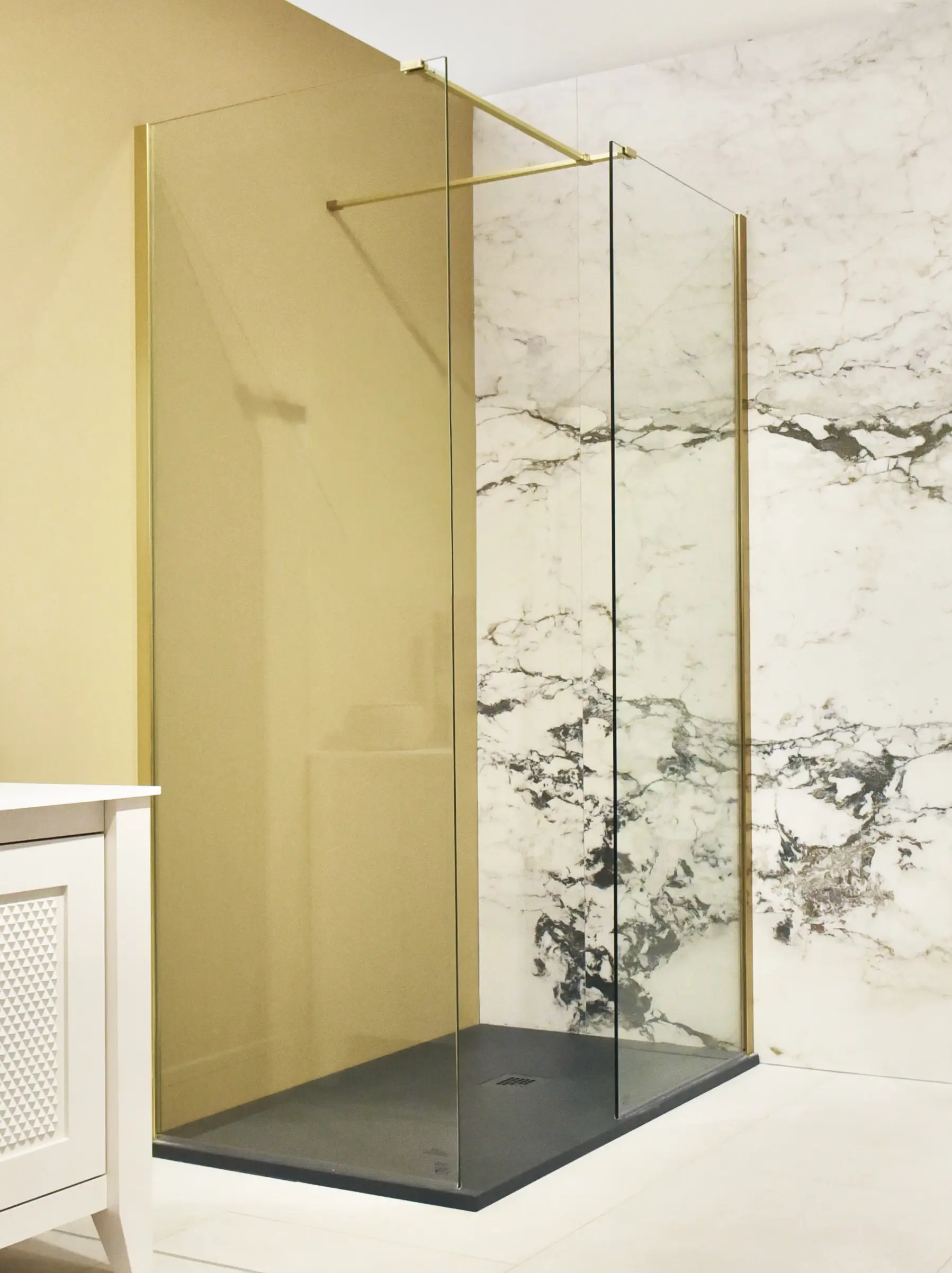 MINERAL SLATE STONE RESIN SHOWER TRAYS