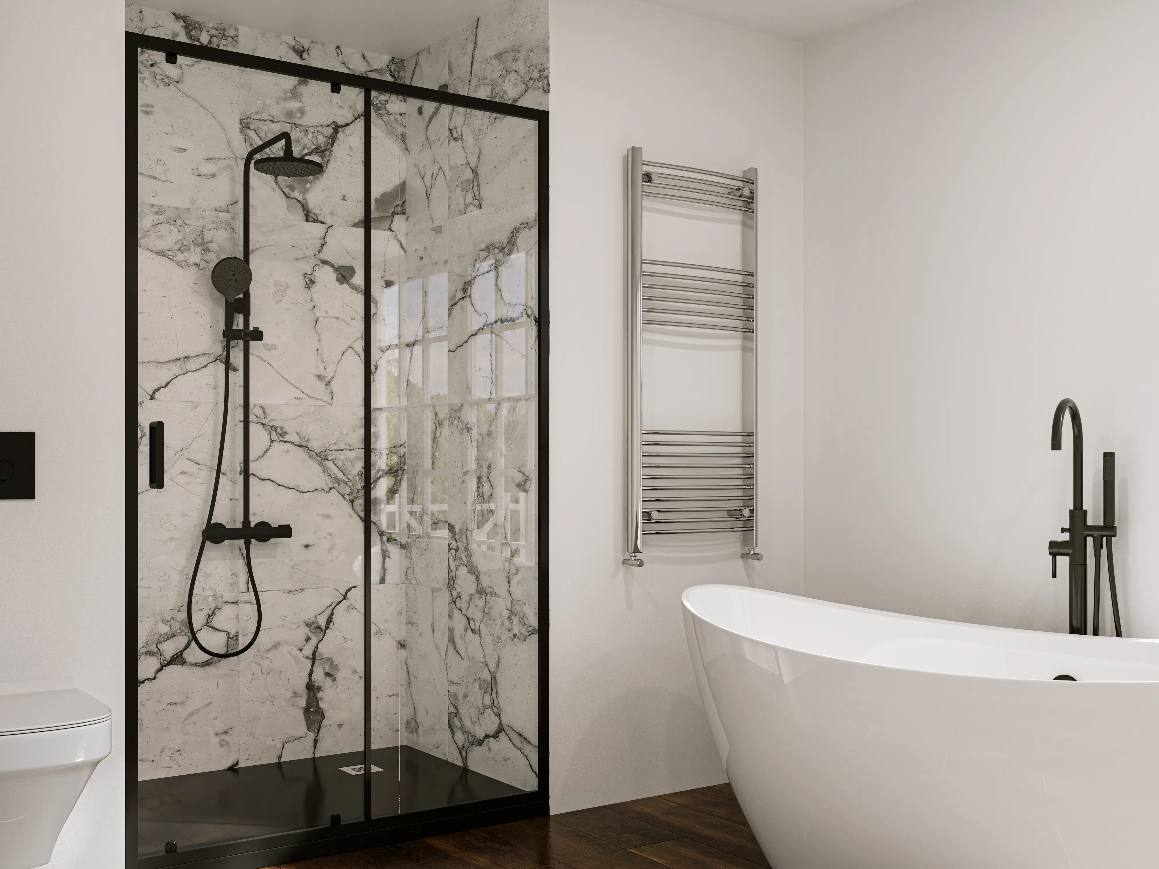 Curved Ladder Towel Warmers
