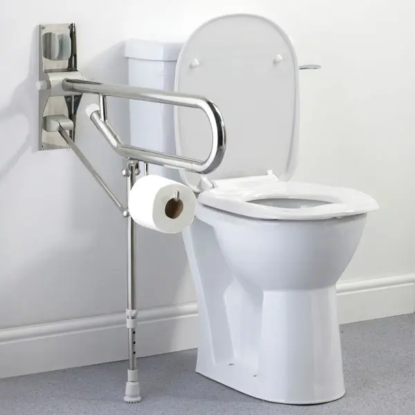 HINGED FOLD UP DOUBLE HAIRPIN RAIL Stainless steel