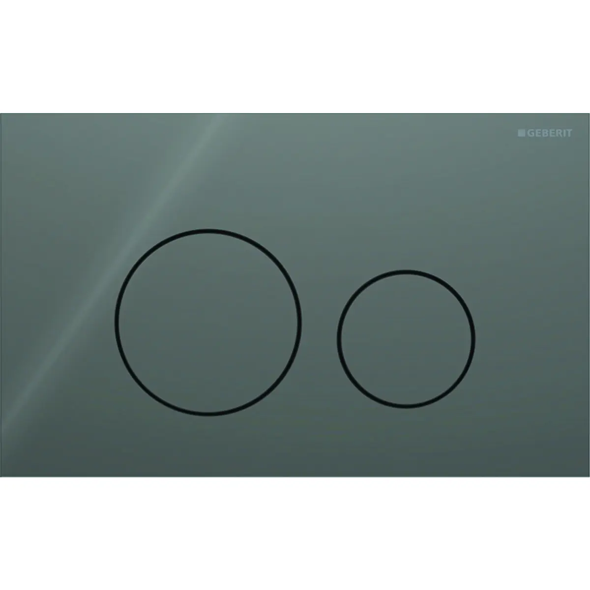 Sigma Flush Plate - Sigma 40 Round -Lava Glass Plate