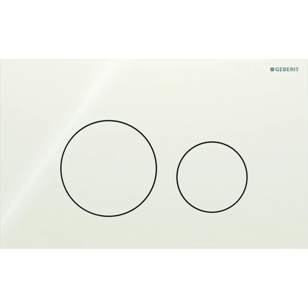 Sigma Flush Plate - Sigma 40 Round - Sand Grey Glass Plate