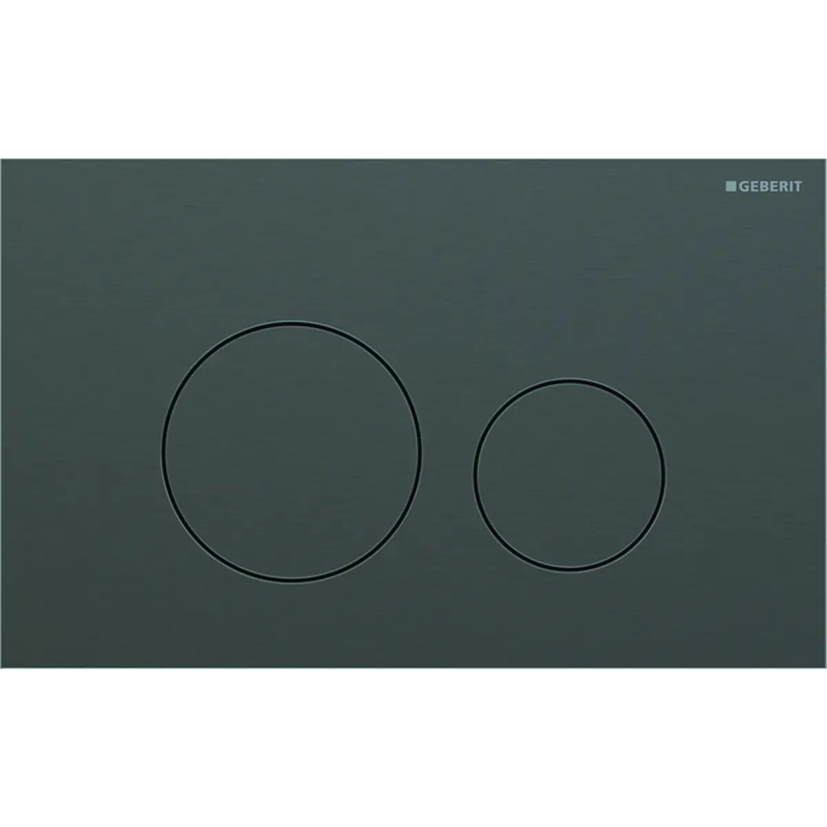 Sigma Flush Plate - Sigma 40 Round - Black Chrome Plate