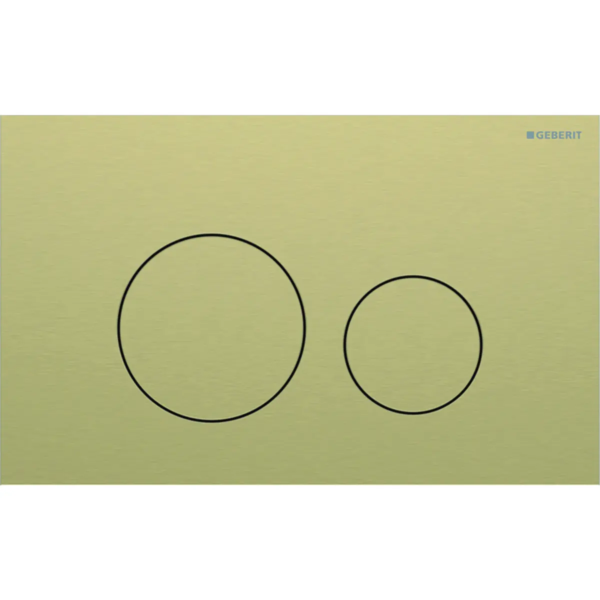 Sigma Flush Plate - Sigma 40 Round - Brass ColouRed Plate