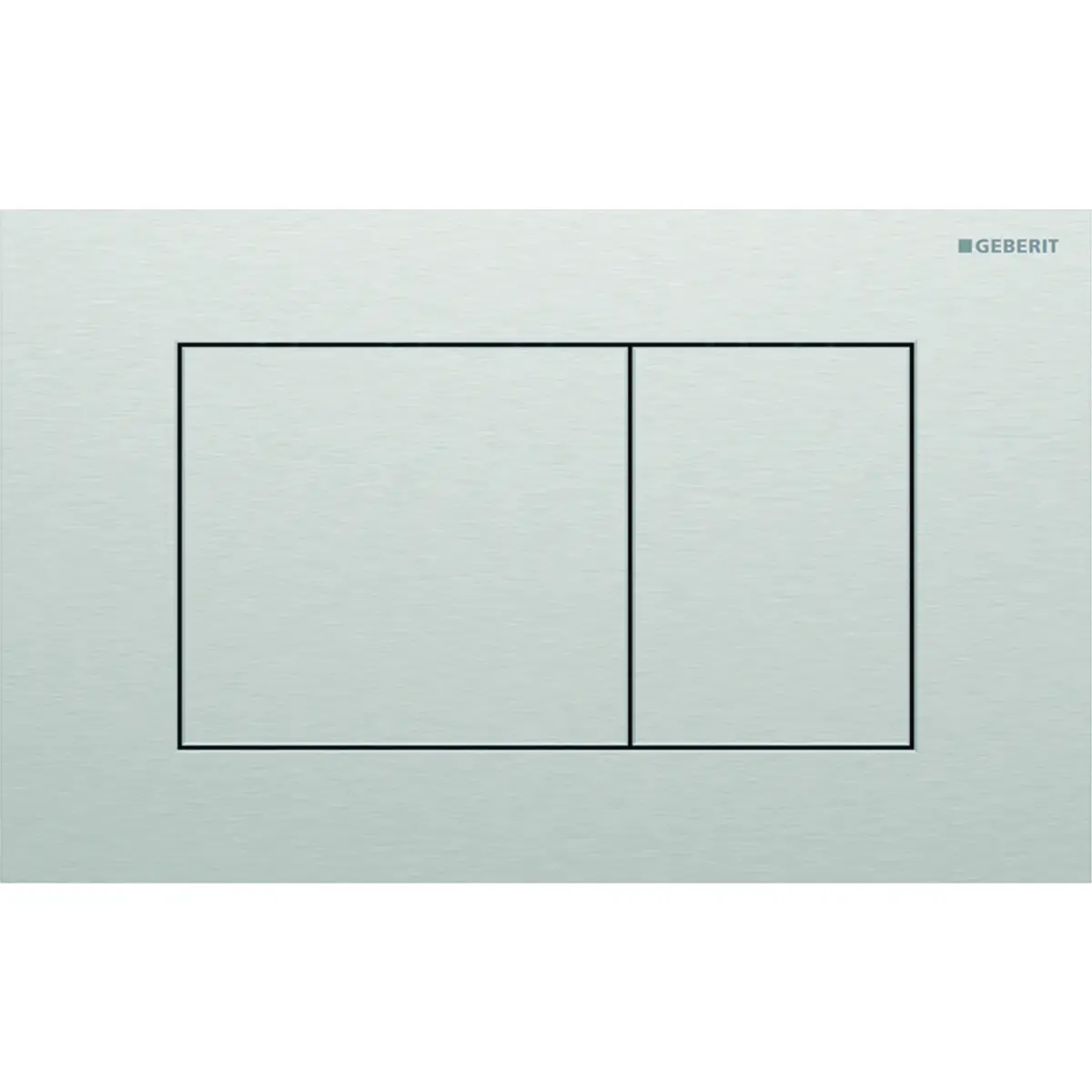 Sigma Flush Plate - Sigma 40 Square  Brushed Chrome Plate