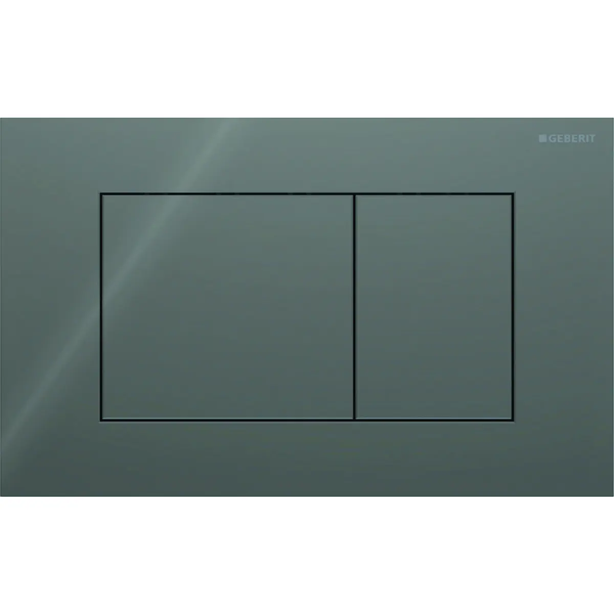 Sigma Flush Plate - Sigma 40 Square Lava Glass Plate