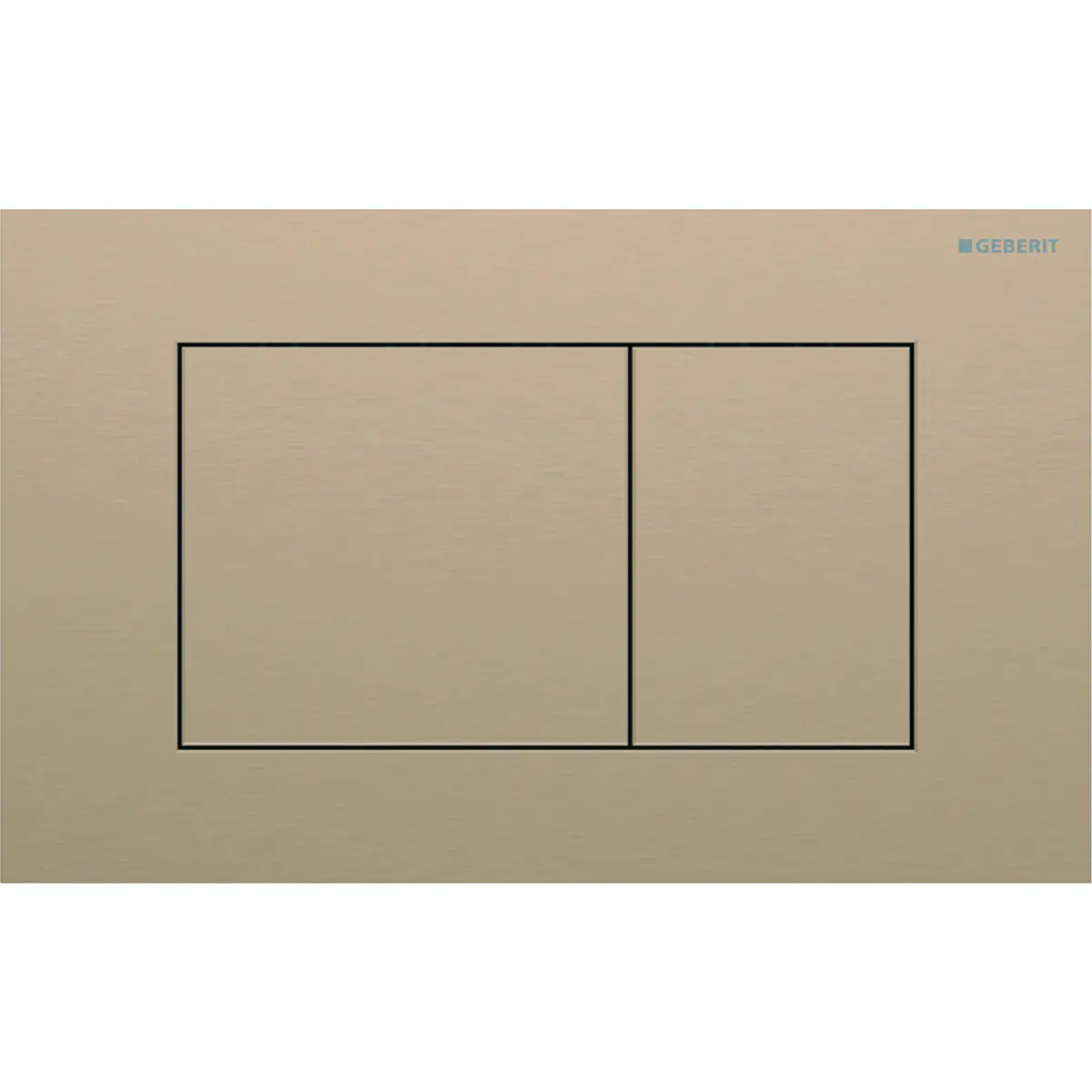 Sigma Flush Plate - Sigma 40 Square  Red Gold Plate
