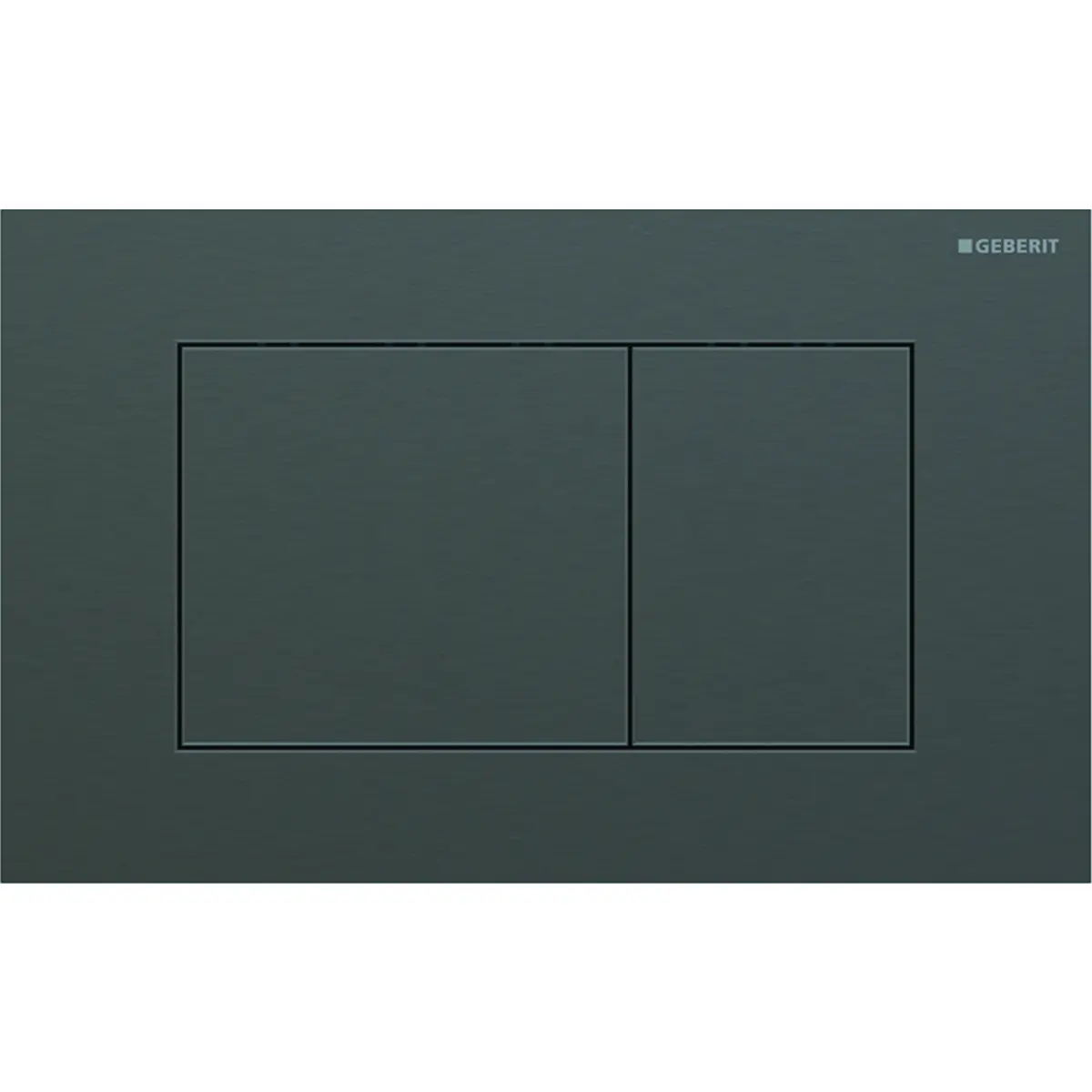 Sigma Flush Plate - Sigma 40 Square  Black Chrome Plate