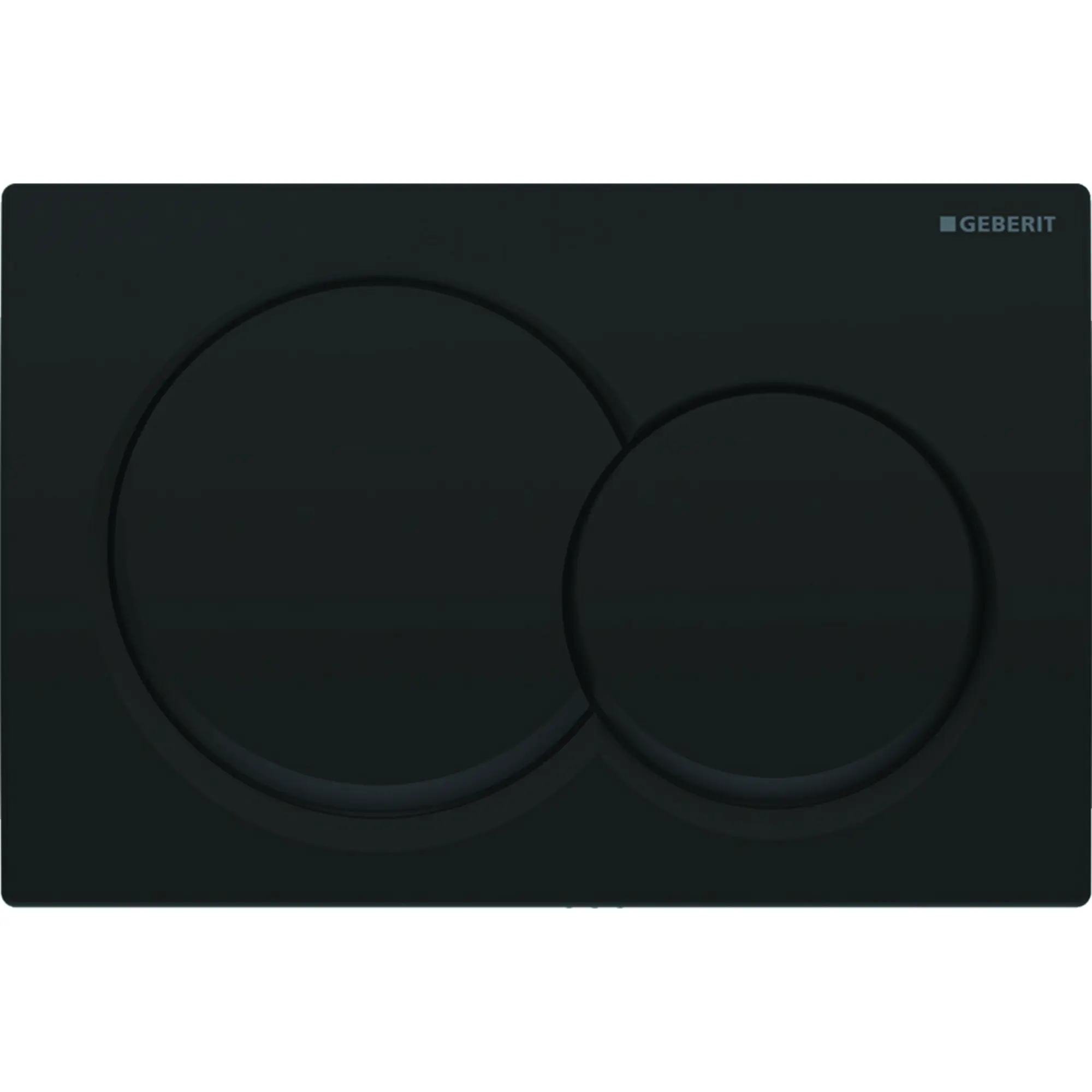 Alpha Round Matt Black