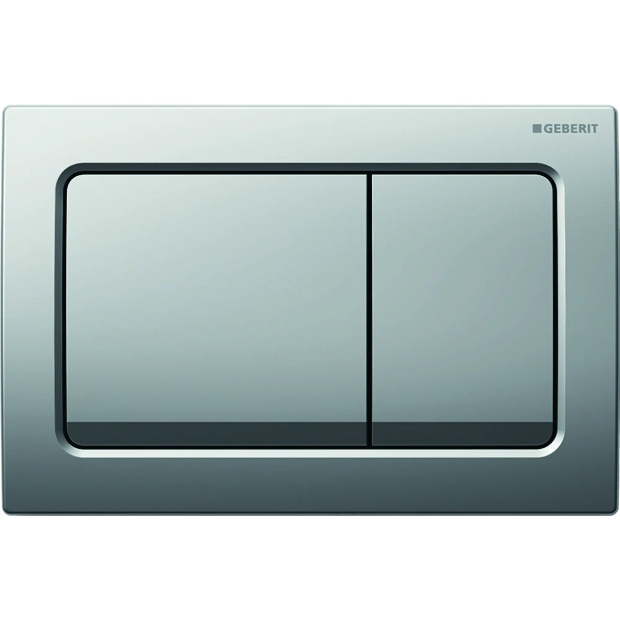 Alpha Square Matt Chrome Plate