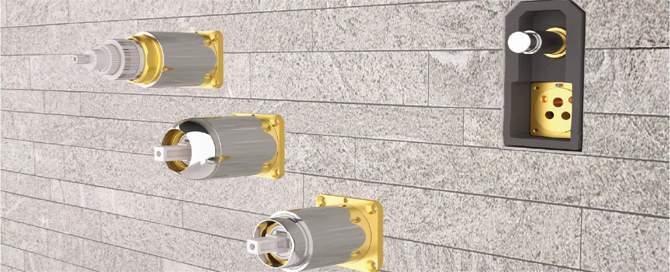 CONCEALED VALVES