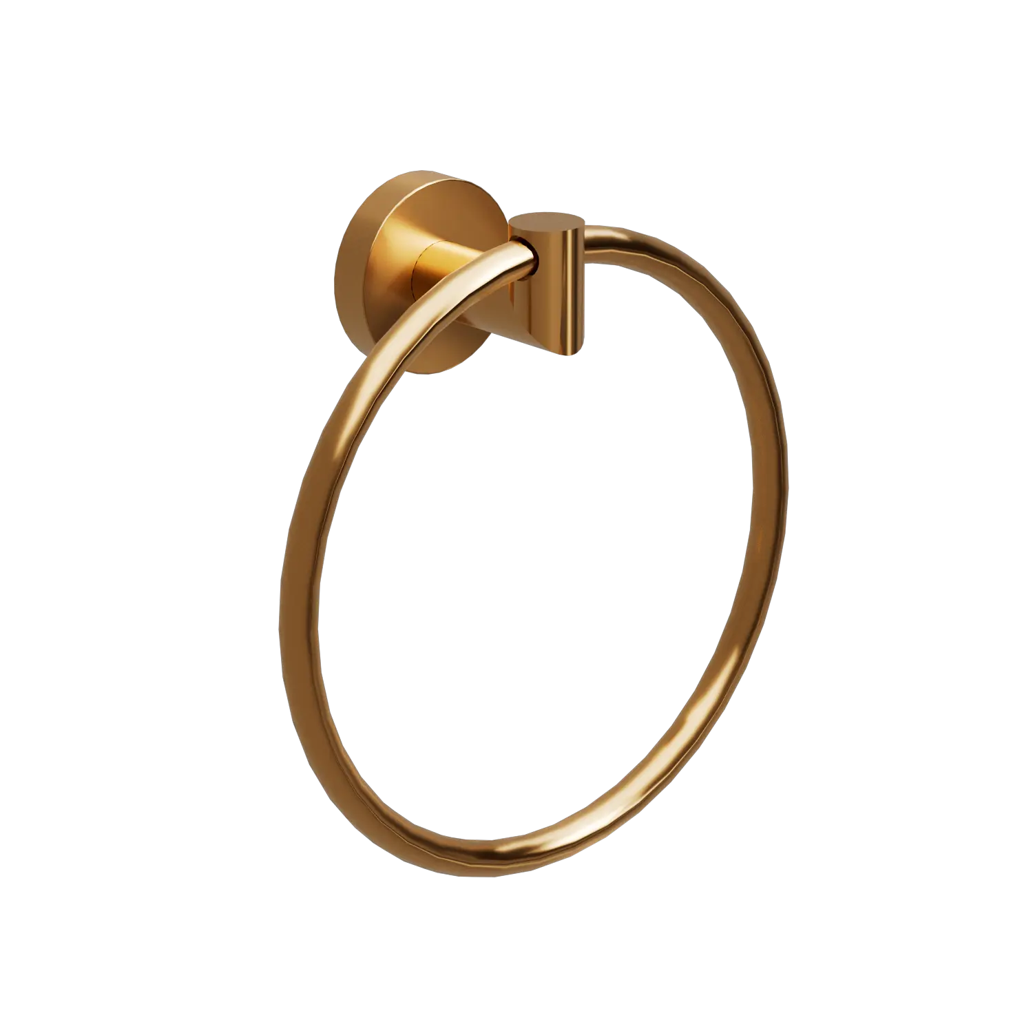 DIA BRUSHED BRONZE ROUND TOWEL RING.