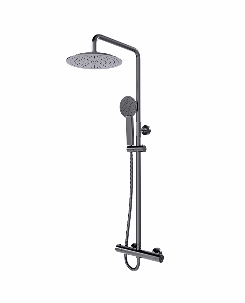 THERMOSTATIC SHOWER VALVE Gun metal