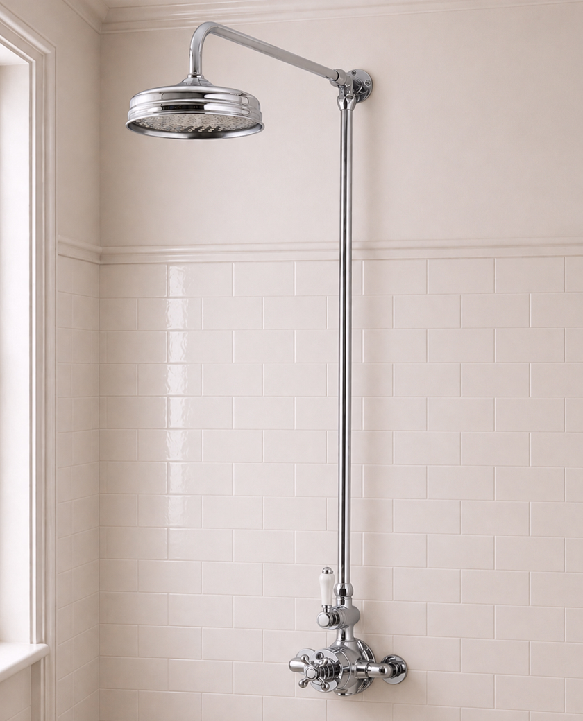 CAshEL THERMOSTATIC SHOWER VALVE SET 2 - Chrome