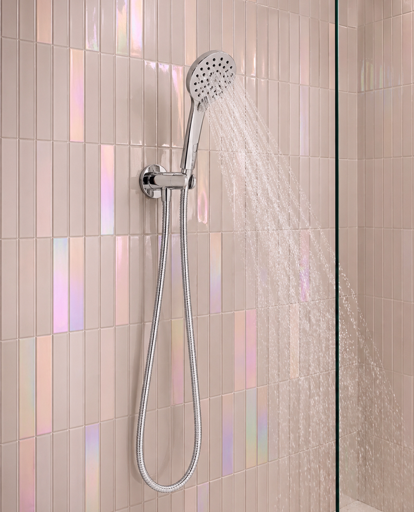 SHOWER HEAD & BRACKET
