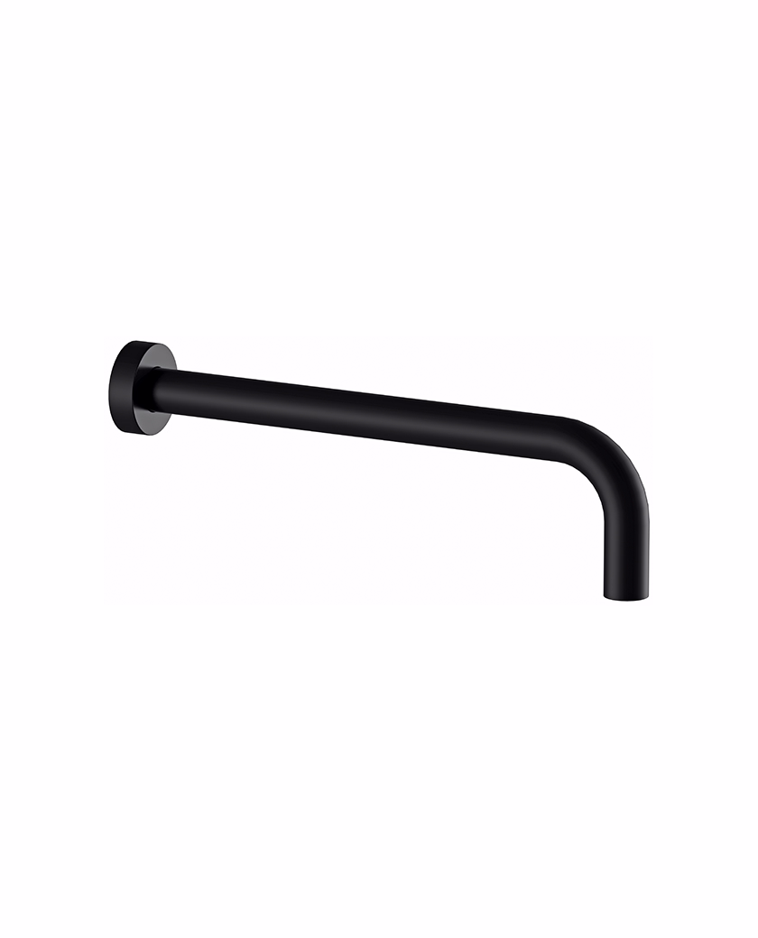 TUBE SHOWER ARM Black
