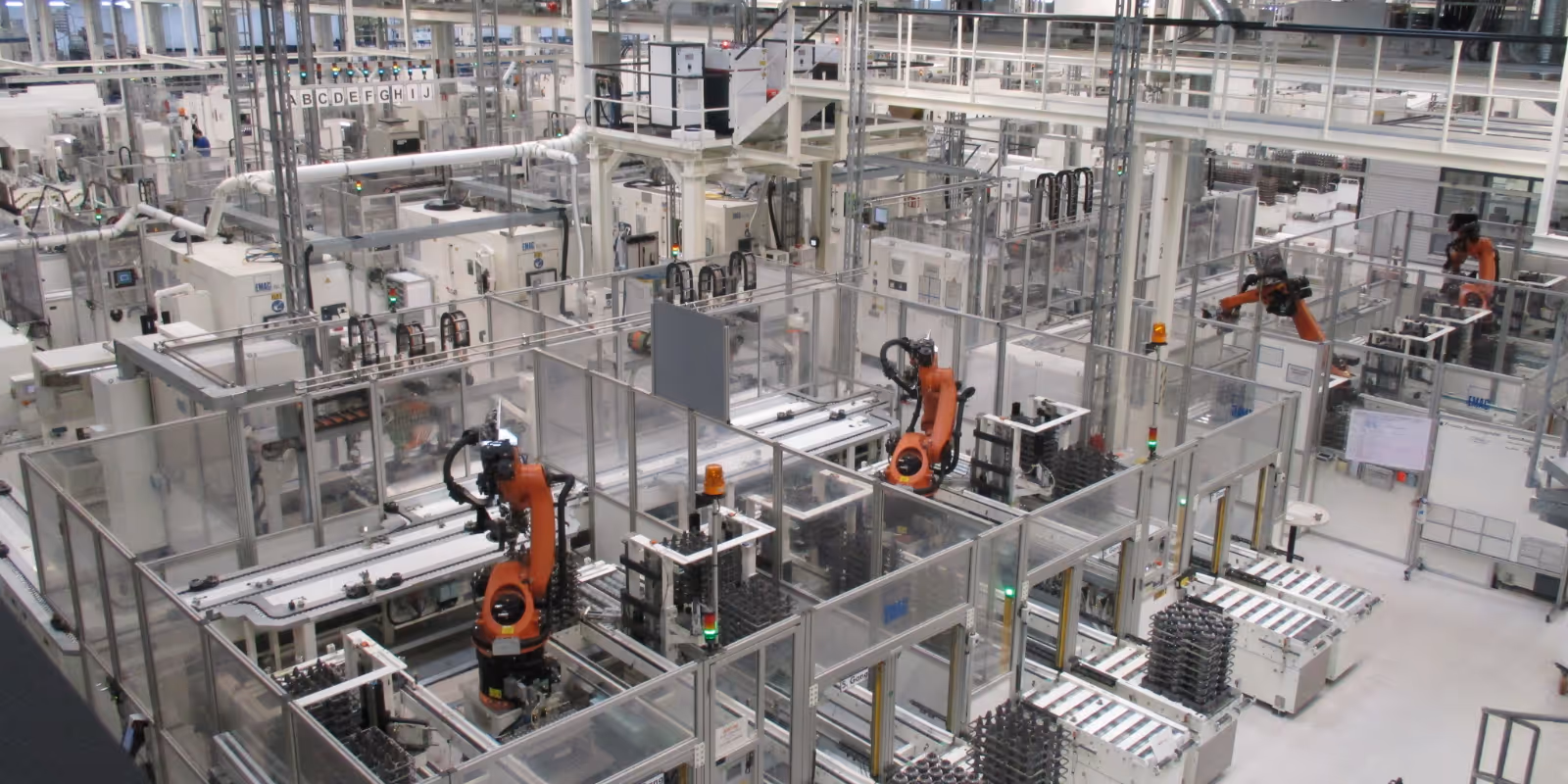 Foto vom Inneren einer Fabrik