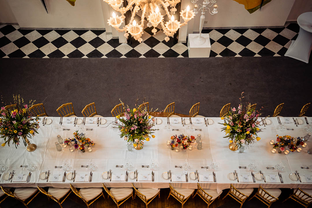 prachtige dinerzaal Marienhof Amersfoort 